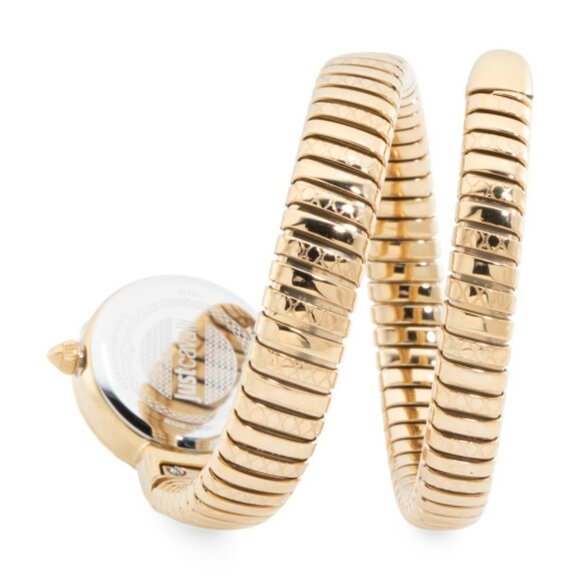 JUST CAVALLI Women's Stainless Steel Mother Of Pearl Wrap Watch - Picture 3 of 5